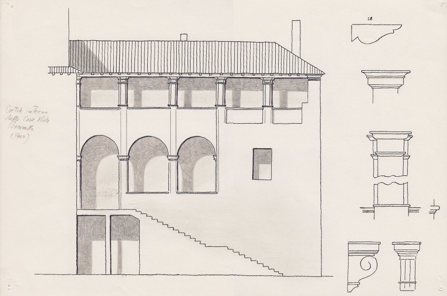 Cortile interno della casa Pizzarello (1800)_AC